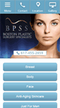 Mobile Screenshot of bostonplasticsurgeryspecialists.com